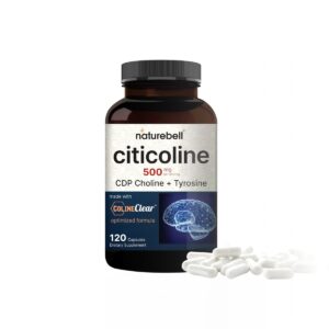 Naturebell Citicoline CPD Choline + Tyrosine 500mg