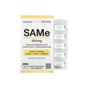 SAMe (Butanedisulfonate), 400 mg, 60 Enteric Coated Tablets