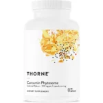 Curcumin Phytosome Thorne Curcumin Phytosome 500 mg bottle with 120 capsules for joint and inflammation support