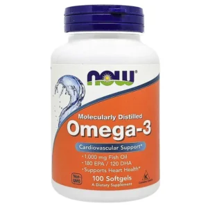 Omega-3 Molecularly Distilled 1000 mg 100 Softgels